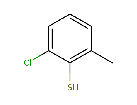 Molecular Structure of 18858-05-4 (2-CHLORO-6-METHYLTHIOPHENOL)