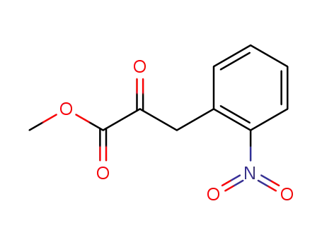 Molecular Structure of 79547-07-2 (methyl 3-(o-nitrophenyl)pyruvate)