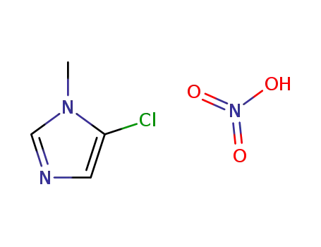 Molecular Structure of 4531-53-7 (5-Chloro-1-methyl-1H-imidazole nitrate)