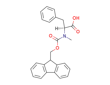 Molecular Structure of 77128-73-5 (Fmoc-N-methyl-L-phenylalanine)