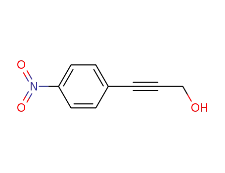 Molecular Structure of 61266-32-8 (3-(4-NITRO-PHENYL)-PROP-2-YN-1-OL)