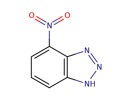 Molecular Structure of 6299-39-4 (4-NITRO-1H-1,2,3-BENZOTRIAZOLE)