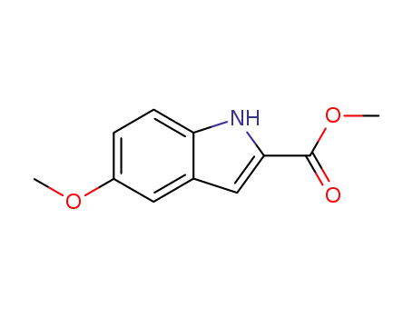 Molecular Structure of 67929-86-6 (5-METHOXY-1H-INDOLE-2-CARBOXYLIC ACID METHYL ESTER)