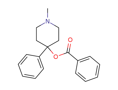 4-Piperidinol, 1-methyl-4-phenyl-, benzoate (ester)