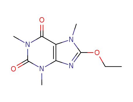 Molecular Structure of 577-66-2 (8-ETHOXYCAFFEINE)