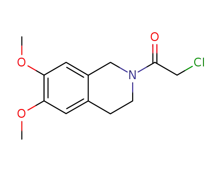 Molecular Structure of 111631-72-2 (2-(CHLOROACETYL)-6,7-DIMETHOXY-1,2,3,4-TETRAHYDROISOQUINOLINE)