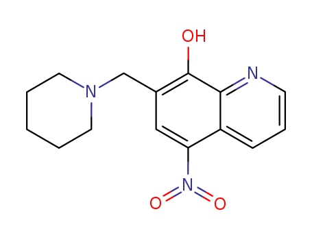 74440-54-3,5-nitro-7-(piperidin-1-ylmethyl)quinolin-8-ol,