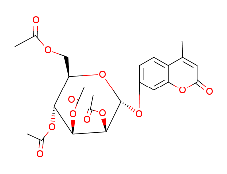 2H-1-Benzopyran-2-one,4-methyl-7-[(2,3,4,6-tetra-O-acetyl-a-D-mannopyranosyl)oxy]-