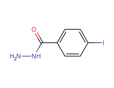 Molecular Structure of 39115-95-2 (4-IODOBENZHYDRAZIDE)