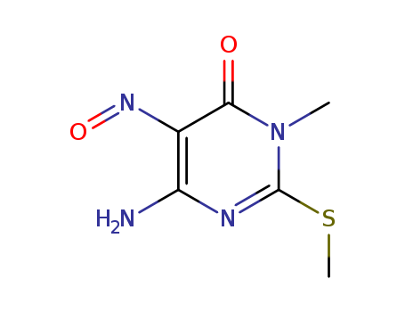 SAGECHEM/6-amino-3-methyl-2-(methylthio)-5-nitrosopyrimidin-4(3H)-one