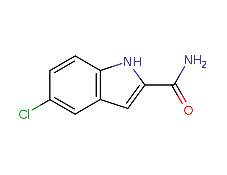 Molecular Structure of 21109-01-3 (1H-Indole-2-carboxamide, 5-chloro-)