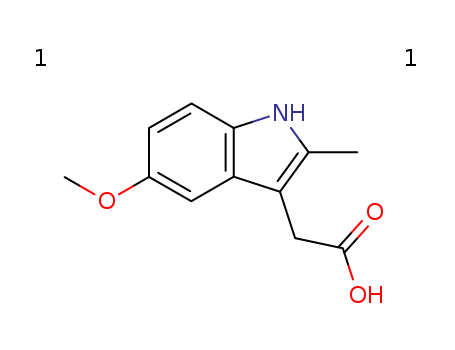 2882-15-7   5-METHOXY-2-METHYL-3-INDOLEACETIC ACID