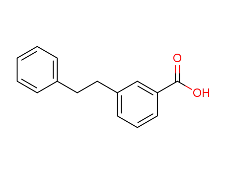 Molecular Structure of 161373-05-3 (BENZOIC ACID,3-(2-PHENYLETHYL)-)