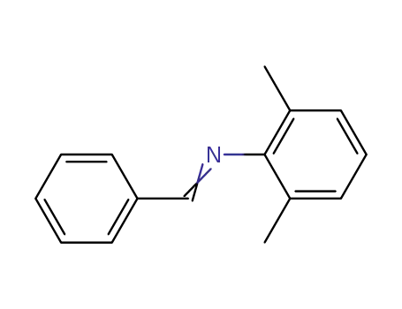 Molecular Structure of 3096-95-5 (2,6-dimethyl-N-[(E)-phenylmethylidene]aniline)