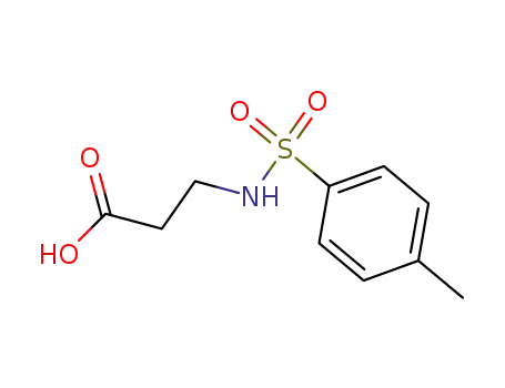 Molecular Structure of 42908-33-8 (3-(TOLUENE-4-SULFONYLAMINO)-PROPIONIC ACID)