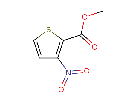 Molecular Structure of 75735-44-3 (3-Nitrothiophene-2-carboxylic acid methyl ester)