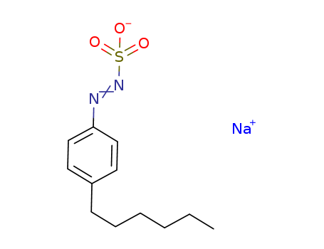 Diazenesulfonic acid, (4-hexylphenyl)-, sodium salt