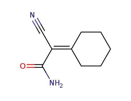 Molecular Structure of 704-16-5 (2-cyano-2-cyclohexylideneacetamide)