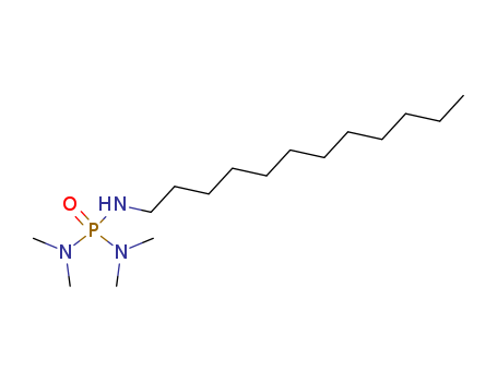 36111-17-8,N''-dodecyl-N,N,N',N'-tetramethylphosphoric triamide,EINECS 252-868-7;N,N-N',N' tetramethyl-N''-dodecylphosphoramide;N''-dodecyl-N,N,N',N'-tetramethylphosphoric triamide;Phosphoric triamide,N''-dodecyl-N,N,N',N'-tetramethyl;N'dodecylphosphotriamide;N,N tetramethyl;