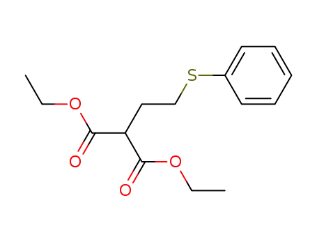 Molecular Structure of 1558-97-0 (diethyl [2-(phenylthio)ethyl]malonate)