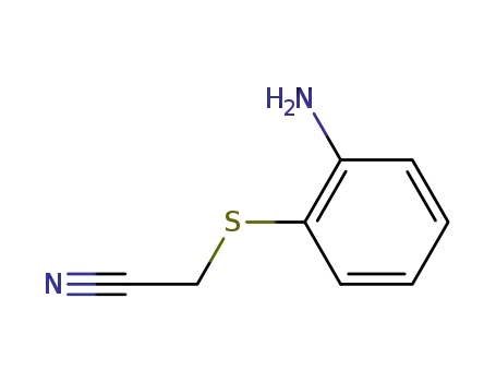 Molecular Structure of 62225-57-4 (Acetonitrile, [(2-aminophenyl)thio]-)