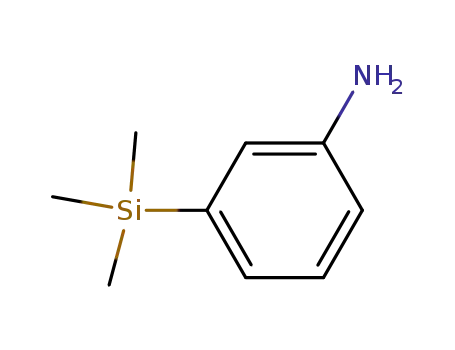 Molecular Structure of 15290-25-2 (3-Trimethylsilanylaniline)