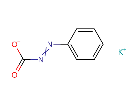 Molecular Structure of 13444-03-6 (Diazenecarboxylic acid, phenyl-, potassium salt)