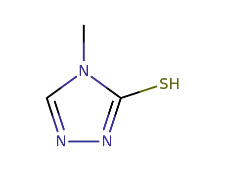 Molecular Structure of 24854-43-1 (4-Methyl-1,2,4-triazole-3-thiol)