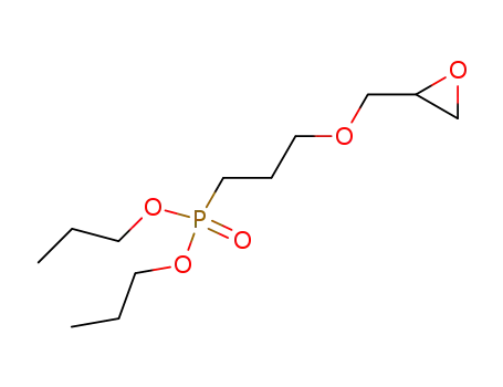 Molecular Structure of 148288-76-0 (dipropyl [3-(oxiran-2-ylmethoxy)propyl]phosphonate)