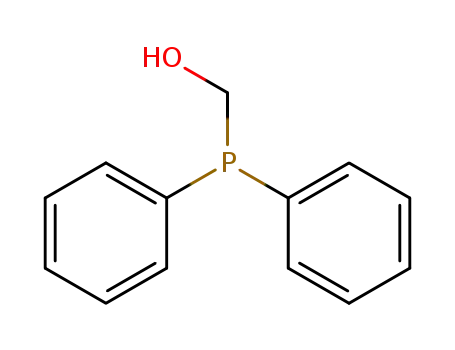 Molecular Structure of 5958-44-1 (Hydroxymethyldiphenylphosphine)