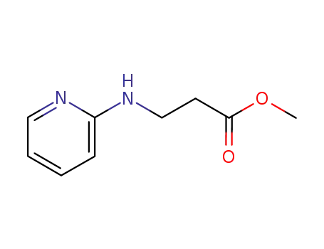 Molecular Structure of 55364-85-7 (METHYL 3-(PYRIDIN-2-YLAMINO)PROPANOATE)