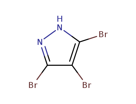 17635-44-8,3,4,5-Tribromopyrazole,Pyrazole,3,4,5-tribromo- (7CI,8CI);3,4,5-Tribromo-1H-pyrazole;3,4,5-Tribromo pyrazole;
