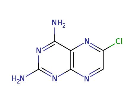 Molecular Structure of 17714-06-6 (2,4-Pteridinediamine, 6-chloro-)