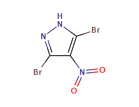 Molecular Structure of 104599-36-2 (3,5-dibromo-4-nitro-1H-pyrazole)