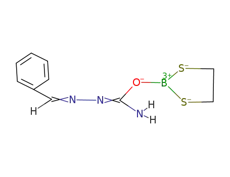 Benzaldehyde, [(1,3,2-dithiaborolan-2-yloxy)iminomethyl]hydrazone