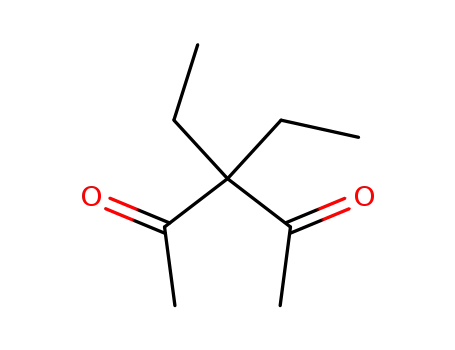 Molecular Structure of 15119-66-1 (3,3-diethylpentane-2,4-dione)