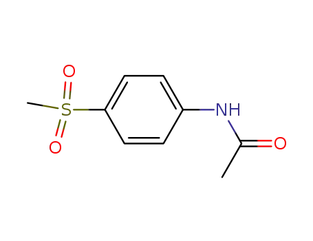 Molecular Structure of 22821-80-3 (4'-(METHYLSULFONYL)ACETANILIDE)