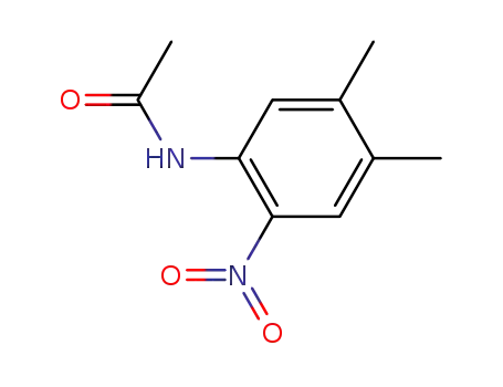 Molecular Structure of 6970-77-0 (N-(4,5-DIMETHYL-2-NITRO-PHENYL)-ACETAMIDE)