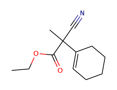 1-Cyclohexene-1-acetic acid, alpha-cyano-alpha-methyl-, ethyl ester