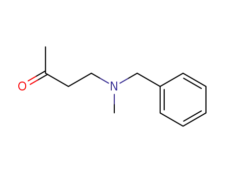 Molecular Structure of 16635-00-0 (2-Butanone, 4-[methyl(phenylmethyl)amino]-)