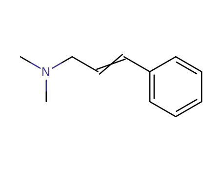 Molecular Structure of 33962-90-2 (N,N-dimethylcinnamylamine)