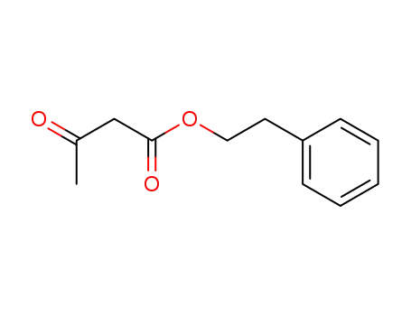 Molecular Structure of 24370-84-1 (Butanoic acid, 3-oxo-, 2-phenylethyl ester)