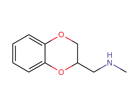 Molecular Structure of 2242-31-1 (1,4-BENZODIOXAN-2-METHYLAMINE, N-METHYL-)