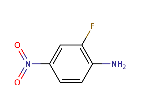 Molecular Structure of 369-35-7 (2-Fluoro-4-nitroaniline)