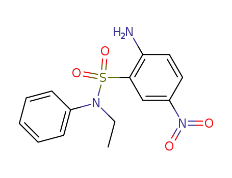 2-Amino-N-ethyl-5-nitro-N-phenylbenzenesulphonamide