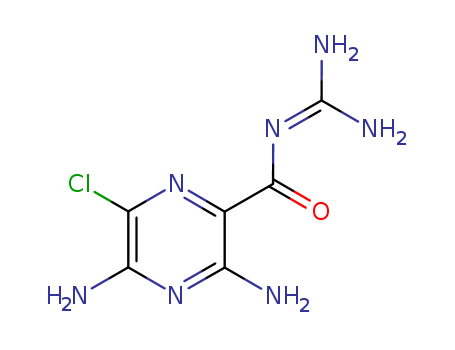 2-Pyrazinecarboxamide,3,5-diamino-N-(aminoiminomethyl)-6-chloro-(2609-46-3)