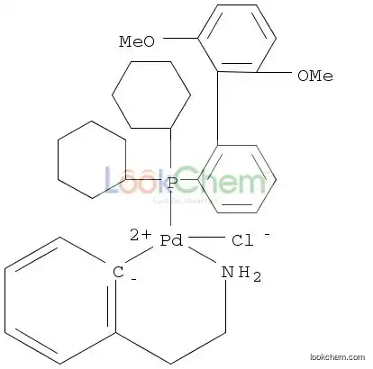 Chloro(2-?dicyclohexylphosphino-?2',6'-dimethoxy-1,1'-biphenyl)[2-(2-aminoethylphenyl)]palladium(II) - methyl-t-butyl ether adduct
