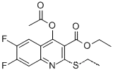Ethyl 4-acetoxy-6,7-difluoro-2-(ethylthio)quinoline-3-carboxylate