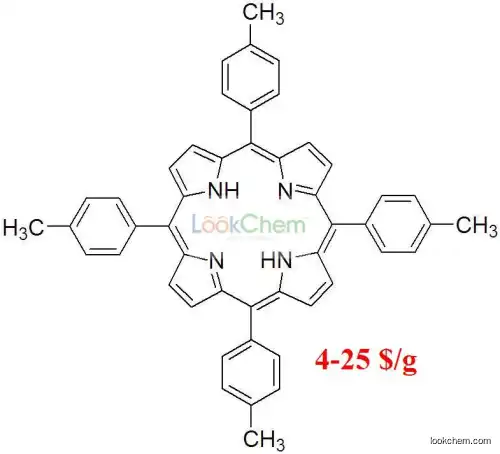 Hualong porphyrin 14527-51-6, 3-25$/g, Tetra(p-methylphenyl)porphyrin