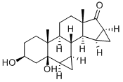 3b,5-Dihydroxy-6b,7b:15b,16b-dimethylene-5b-androstan-17-one.
